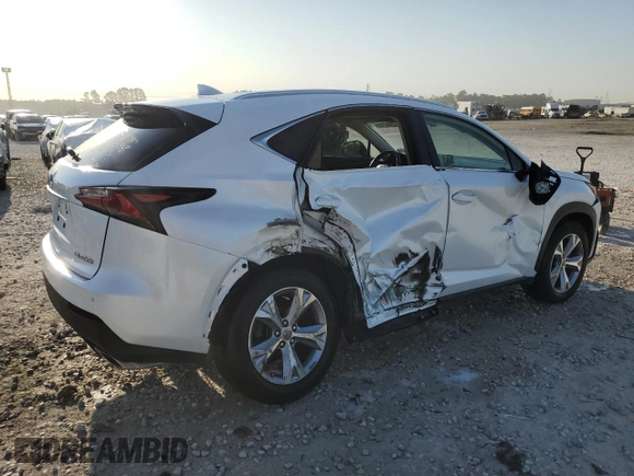 2017 Lexus NX with VIN JTJYARBZ0H2066125, listed as a Copart auction lot 52452355 with 83,232 mi miles and Salvage Title. Bid and sale history available at carsss.com. Image 3.