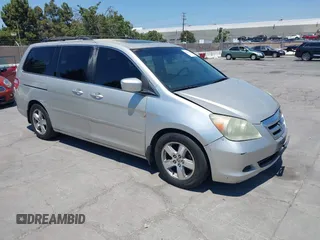 2006 Honda Odyssey EX-L z VIN 5FNRL38736B416622, wystawiony jako IAAI lot #42737011 z przebiegiem 232 228 mil mil oraz . Historia ofert i sprzedaży dostępna na DreamBid. Obrazek 1.
