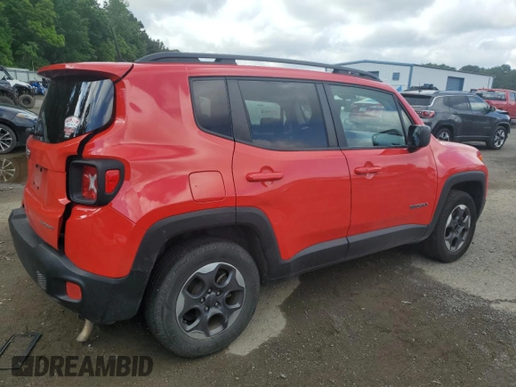2018 Jeep Renegade Sport с VIN ZACCJAAB7JPG85934, выставлен на аукционе Copart как лот 54799535 с пробегом 85 919 миль миль и Списание • Salvage title. История ставок и продаж доступна на DreamBid. Изображение 3.