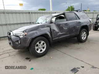 2019 Toyota 4Runner SR5 with VIN JTEBU5JR5K5649351, listed as a Copart auction lot 57179625 with 50,038 mi miles and Non repairable. Bid and sale history available at DreamBid. Image 1.