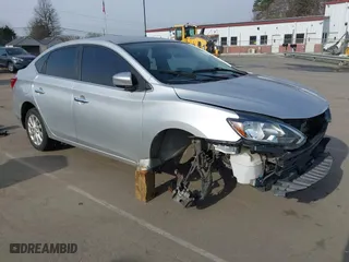 2019 Nissan Sentra SV with VIN 3N1AB7APXKY202357, listed as a IAAI auction lot 41795476 with 107,406 mi miles. Bid and sale history available at carsss.com. Image 1.