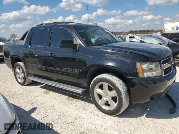 2009 Chevrolet Avalanche 2LT with VIN 3GNFK22089G226686, listed as a Copart auction lot 76305524 with Not Provided miles and Salvage Title. Bid and sale history available at DreamBid. Image 4.