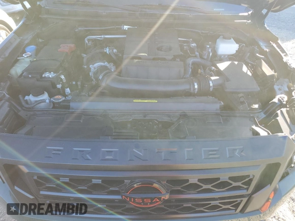 2024 Nissan Frontier SV with VIN 1N6ED1EK0RN607085, listed as a Copart auction lot 79706324 with 8,541 mi miles and Salvage title. Bid and sale history available at DreamBid. Image 11.