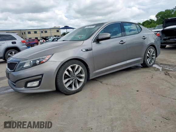 2014 Kia Optima SXL Turbo with VIN 5XXGR4A6XEG318048, listed as a Copart auction lot 58435035 with 130,799 mi miles and Salvage title. Bid and sale history available at DreamBid. Image 1.