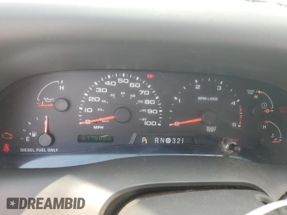 2004 Ford F-250 XL z VIN 1FTNW21P34EB19195, wystawiony jako Copart lot #60455925 z przebiegiem 317 608 mil mil oraz Szkoda całkowita • Salvage title. Historia ofert i sprzedaży dostępna na DreamBid. Obrazek 9.
