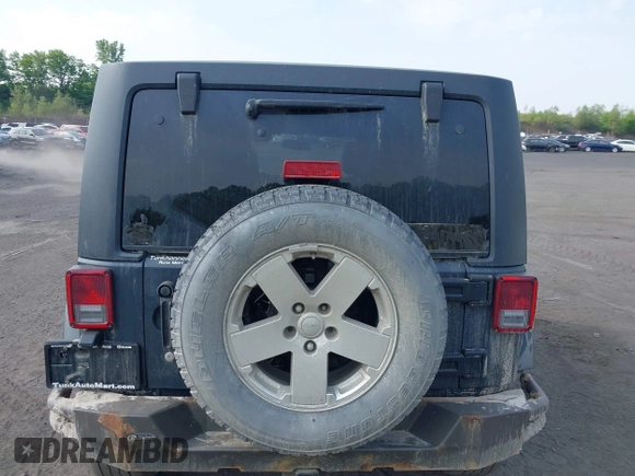 2017 Jeep Wrangler Unlimited Sahara with VIN 1C4BJWEG4HL518945, listed as a IAAI auction lot 42423505 with 155,828 mi miles and . Bid and sale history available at DreamBid. Image 16.