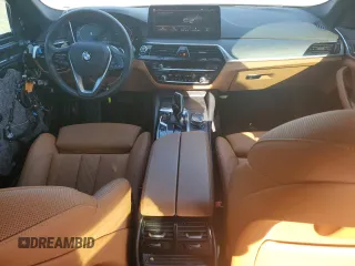 2021 BMW 5 Series 530i with VIN WBA53BH06MWX21033, listed as a Copart auction lot 47253455 with 47,635 mi miles and Salvage title. Bid and sale history available at DreamBid. Image 8.