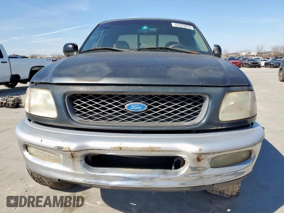 1997 Ford F-150 XL with VIN 1FTDX1861VKB58404, listed as a Copart auction lot 47243215 with 167,793 mi miles and Clean Title. Bid and sale history available at carsss.com. Image 5.