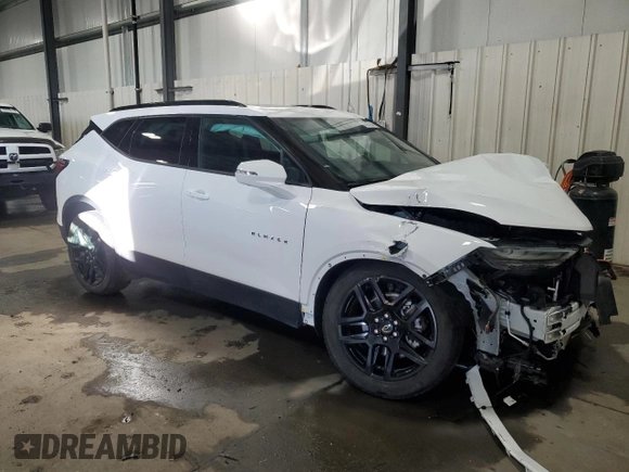 2022 Chevrolet Blazer LT с VIN 3GNKBJRS3NS200178, выставлен на аукционе Copart как лот 46787645 с пробегом 33 083 миль миль и Списание • Salvage title. История ставок и продаж доступна на DreamBid. Изображение 4.