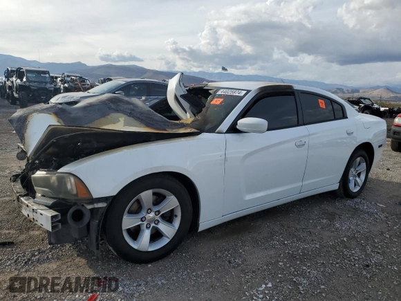 2012 Dodge Charger SE with VIN 2C3CDXBG2CH298060, listed as a Copart auction lot 44025974 with Not Provided miles and Salvage Title. Bid and sale history available at DreamBid. Image 1.