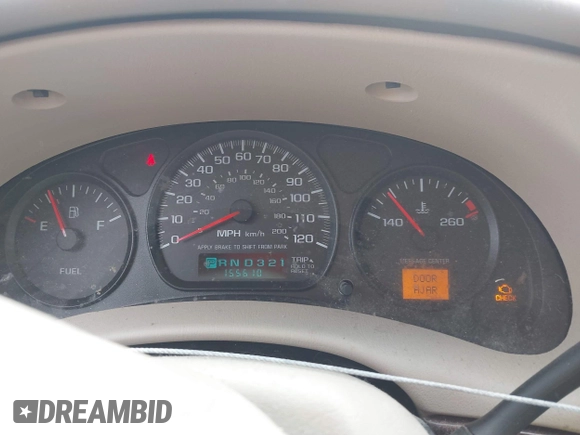 2003 Chevrolet Impala with VIN 2G1WF52E639399868, listed as a IAAI auction lot 42075831 with 155,610 mi miles and . Bid and sale history available at DreamBid. Image 7.