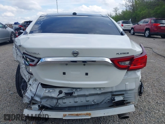 2016 Nissan Maxima 3.5 SV with VIN 1N4AA6APXGC414322, listed as a IAAI auction lot 42061835 with 129,356 mi miles. Bid and sale history available at carsss.com. Image 17.