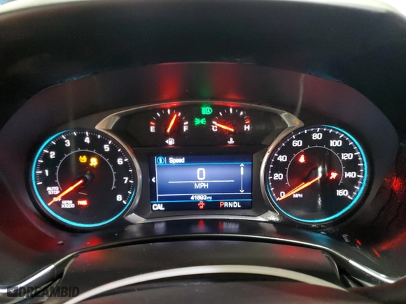 2020 Chevrolet Equinox LT with VIN 2GNAXUEV5L6137224, listed as a Copart auction lot 50930575 with 41,693 mi miles and Salvage Title. Bid and sale history available at carsss.com. Image 9.