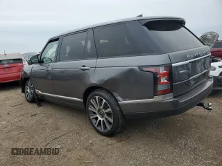 2017 Land Rover Range Rover with VIN SALGV5FE2HA360806, listed as a Copart auction lot 73036034 with 132,382 mi miles and Salvage title. Bid and sale history available at DreamBid. Image 2.