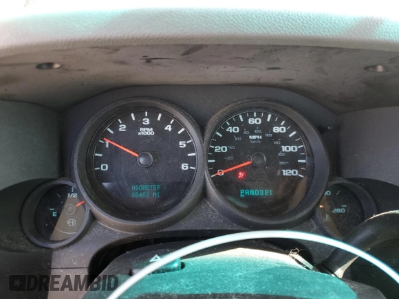 2011 Chevrolet Silverado 1500 Work Truck with VIN 1GCNCPEX3BZ443382, listed as a Copart auction lot 49789895 with 88,402 mi miles and Salvage Title. Bid and sale history available at DreamBid. Image 9.