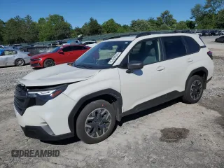 2025 Subaru Forester Premium with VIN JF2SLDBC1SH445867, listed as a Copart auction lot 57899945 with 9,966 mi miles and Salvage title. Bid and sale history available at DreamBid. Image 1.