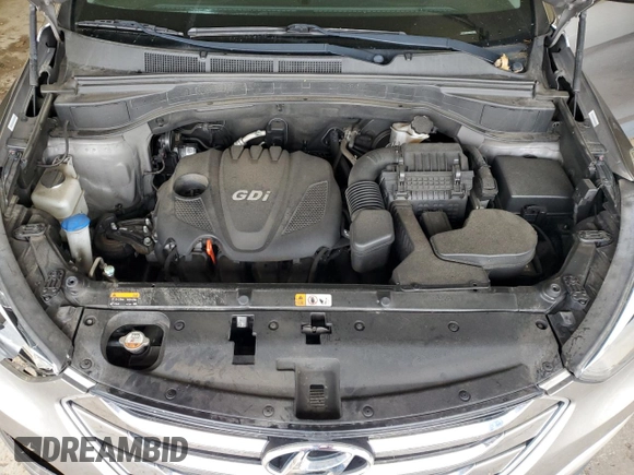 2014 Hyundai Santa Fe with VIN 5XYZU3LB1EG227984, listed as a Copart auction lot 59569905 with 102,477 mi miles and Salvage title. Bid and sale history available at DreamBid. Image 12.