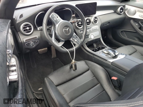 2021 Mercedes-Benz C 300 with VIN W1KWK8DB4MG068481, listed as a Copart auction lot 78740774 with Not Provided miles and Salvage Title. Bid and sale history available at DreamBid. Image 8.