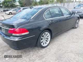 2008 BMW 7 Series 750Li with VIN WBAHN83518DT82406, listed as a IAAI auction lot 42037591 with 144,624 mi miles and . Bid and sale history available at carsss.com. Image 4.
