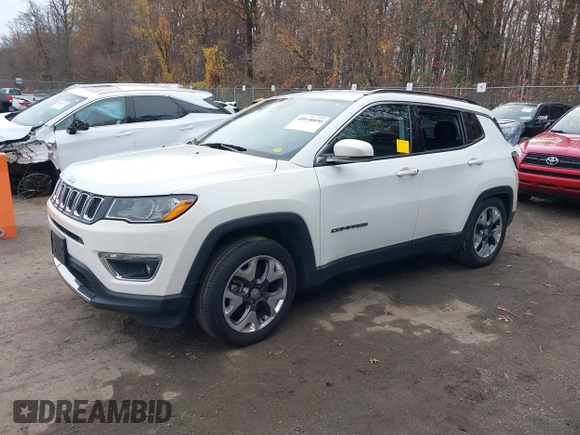 2021 Jeep Compass Limited with VIN 3C4NJCCB3MT573534, listed as a IAAI auction lot 40958890 with 74,147 mi miles. Bid and sale history available at carsss.com. Image 17.