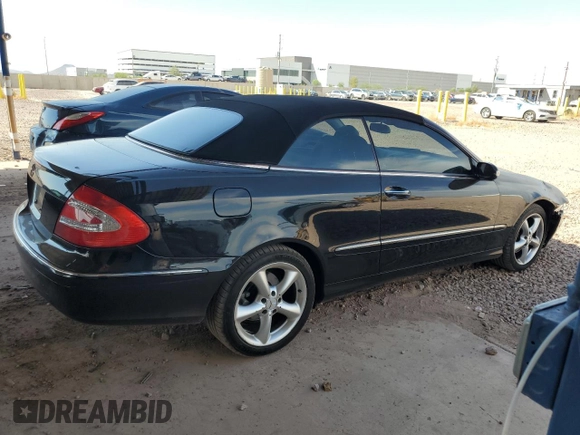 2005 Mercedes-Benz CLK-Class 3.2L with VIN WDBTK65G15T043122, listed as a Copart auction lot 75475594 with 106,537 mi miles and Salvage Title. Bid and sale history available at carsss.com. Image 3.