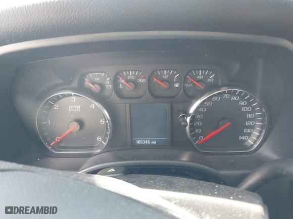 2018 Chevrolet Silverado 1500 Work Truck with VIN 1GCVKNEC2JZ197105, listed as a IAAI auction lot 41853258 with 105,346 mi miles. Bid and sale history available at carsss.com. Image 7.