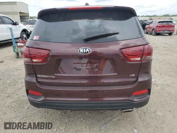 2020 Kia Sorento S z VIN 5XYPG4A56LG615016, wystawiony jako Copart lot #55848875 z przebiegiem Nie podano mil oraz Szkoda całkowita • Salvage title. Historia ofert i sprzedaży dostępna na DreamBid. Obrazek 6.
