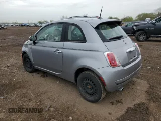 2015 FIAT 500 Pop with VIN 3C3CFFAR9FT541883, listed as a Copart auction lot 55411125 with 86,583 mi miles and Salvage title. Bid and sale history available at DreamBid. Image 2.