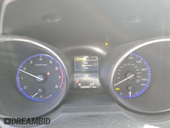 2015 Subaru Outback Premium with VIN 4S4BSAEC2F3349644, listed as a Copart auction lot 53554925 with 100,467 mi miles and Salvage title. Bid and sale history available at DreamBid. Image 9.