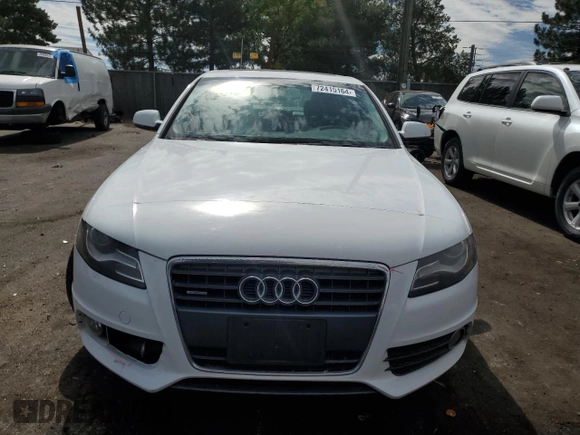 2012 Audi A4 2.0T Premium Plus with VIN WAUFFAFL9CA119953, listed as a Copart auction lot 72415164 with 112,328 mi miles and Salvage Title. Bid and sale history available at carsss.com. Image 5.