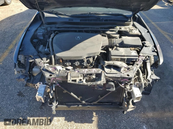 2015 Acura TLX V6 Tech with VIN 19UUB2F57FA001421, listed as a Copart auction lot 80546934 with 89,233 mi miles and Salvage Title. Bid and sale history available at carsss.com. Image 11.
