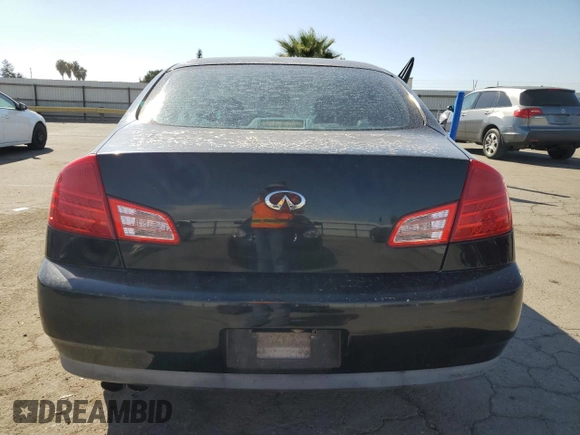 2004 Infiniti G35 w/Leather with VIN JNKCV51E44M111170, listed as a Copart auction lot 72081224 with 219,844 mi miles and Salvage Title. Bid and sale history available at DreamBid. Image 6.