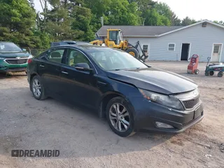 2013 Kia Optima EX with VIN 5XXGN4A76DG134793, listed as a IAAI auction lot 42436815 with 220,984 mi miles and . Bid and sale history available at DreamBid. Image 1.