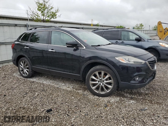 2014 Mazda CX-9 Grand Touring with VIN JM3TB3DA5E0432058, listed as a Copart auction lot 56766625 with 128,405 mi miles and Clean Title. Bid and sale history available at DreamBid. Image 4.