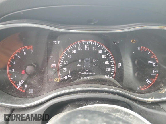 2016 Dodge Durango Limited with VIN 1C4RDHDG5GC476951, listed as a Copart auction lot 58844115 with 115,382 mi miles and Salvage title. Bid and sale history available at DreamBid. Image 9.