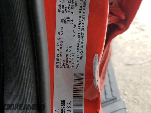 2021 Ram 1500 Laramie z VIN 1C6SRFJT5MN559666, wystawiony jako Copart lot #53946785 z przebiegiem 42 177 mil mil oraz Szkoda całkowita • Salvage title. Historia ofert i sprzedaży dostępna na DreamBid. Obrazek 12.