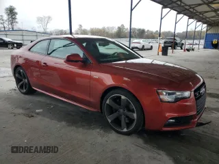 2015 Audi S5 Premium Plus with VIN WAUCGAFRXFA029509, listed as a Copart auction lot 85071334 with 68,965 mi miles and Salvage Title. Bid and sale history available at carsss.com. Image 4.