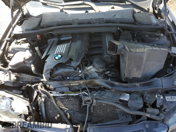 2007 BMW 3 Series 328xi with VIN WBAVC93567KX59692, listed as a Copart auction lot 51414125 with 205,973 mi miles and Salvage Title. Bid and sale history available at carsss.com. Image 12.
