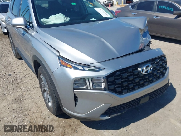 2021 Hyundai Santa Fe SE with VIN 5NMS14AJ7MH320491, listed as a IAAI auction lot 41773594 with 98,440 mi miles. Bid and sale history available at carsss.com. Image 20.