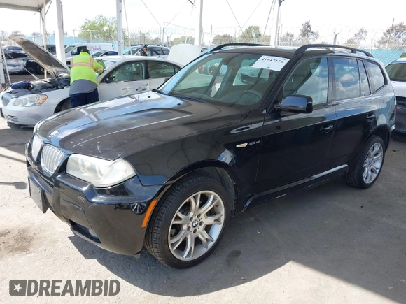 2007 BMW X3 3.0si with VIN WBXPC93457WF27053, listed as a IAAI auction lot 41947179 with 183,505 mi miles and . Bid and sale history available at DreamBid. Image 2.