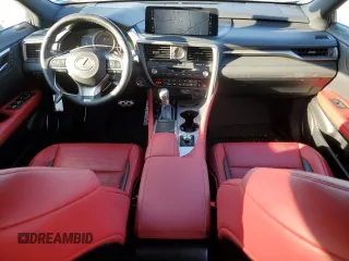 2021 Lexus RX 450h F Sport z VIN 2T2YGMDA9MC065638, wystawiony jako Copart lot #85436654 z przebiegiem 18 650 mil mil oraz Szkoda całkowita • Salvage title. Historia ofert i sprzedaży dostępna na DreamBid. Obrazek 8.