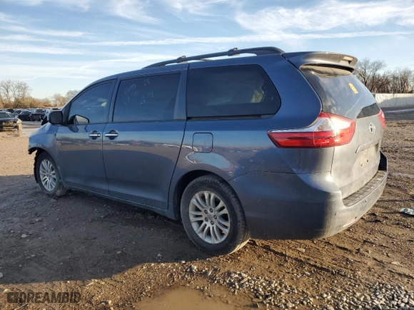 2015 Toyota Sienna XLE with VIN 5TDYK3DC8FS654883, listed as a Copart auction lot 84719274 with 0 mi miles and Salvage Title. Bid and sale history available at carsss.com. Image 2.