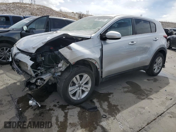 2018 Kia Sportage LX z VIN KNDPMCAC5J7381334, wystawiony jako Copart lot #49881355 z przebiegiem 80 911 mil mil oraz Szkoda całkowita • Salvage title. Historia ofert i sprzedaży dostępna na DreamBid. Obrazek 1.