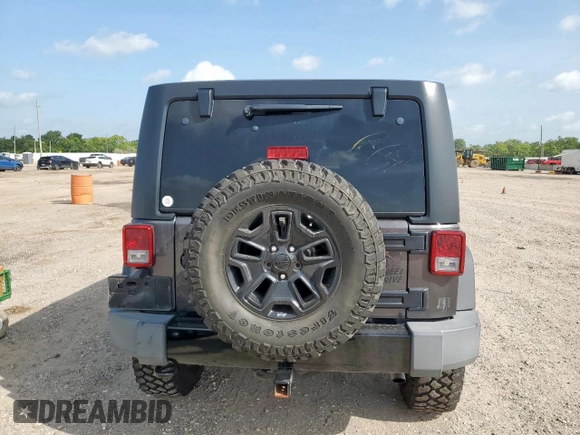 2017 Jeep Wrangler Unlimited Sport with VIN 1C4HJWDG6HL627015, listed as a Copart auction lot 63864755 with 113,443 mi miles and Salvage title. Bid and sale history available at DreamBid. Image 6.