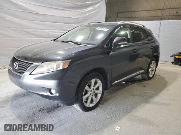 2011 Lexus RX 350 with VIN 2T2BK1BA3BC096158, listed as a Copart auction lot 60552535 with 232,843 mi miles and Salvage title. Bid and sale history available at DreamBid. Image 1.