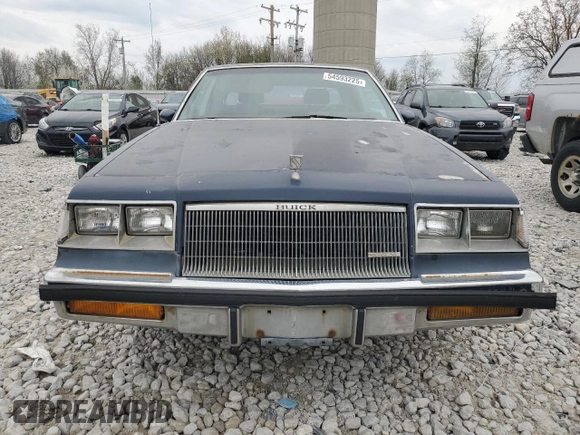 1985 Buick Regal with VIN 1G4GJ47A6FH416030, listed as a Copart auction lot 54593225 with 849,099 mi miles and Salvage Title. Bid and sale history available at DreamBid. Image 5.