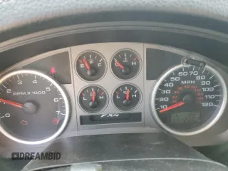 2008 Ford F-150 XLT with VIN 1FTPW14558FA98461, listed as a Copart auction lot 55632555 with 171,220 mi miles and Salvage title. Bid and sale history available at DreamBid. Image 9.
