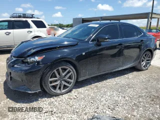 2015 Lexus IS 350 with VIN JTHBE1D25F5016197, listed as a Copart auction lot 55535365 with 56,987 mi miles and Salvage title. Bid and sale history available at DreamBid. Image 1.