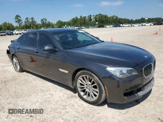 2015 BMW 7 Series 740Li xDrive with VIN WBAYF4C58FGS99363, listed as a Copart auction lot 69837154 with 115,101 mi miles and Salvage Title. Bid and sale history available at carsss.com. Image 4.