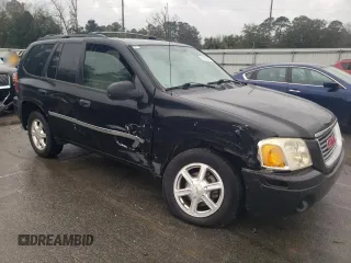 2008 GMC Envoy SLE2 with VIN 1GKDS13S682122400, listed as a Copart auction lot 45149485 with 143,182 mi miles and Salvage Title. Bid and sale history available at carsss.com. Image 4.